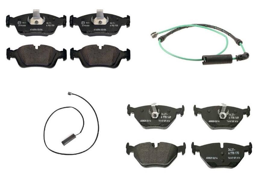 BMW Disc Brakes Kit - Pads Front and Rear